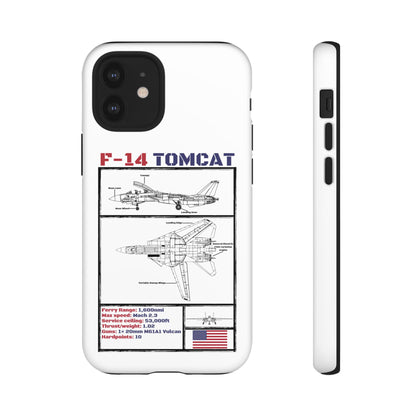 F-14 Tomcat Schematic edition phone case