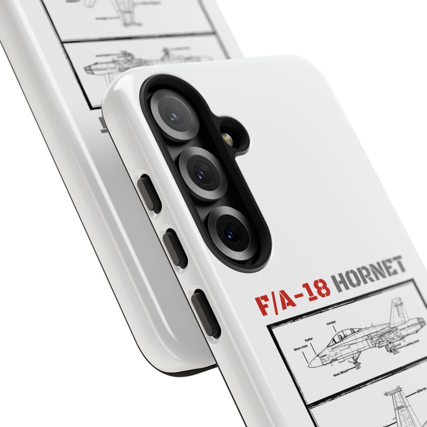 F/A-18 Hornet Schematic edition phone case (RCAF Colour-Way)