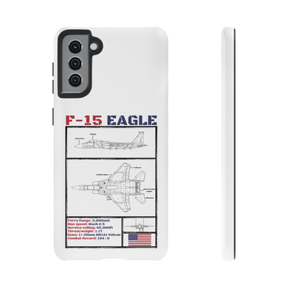 F-15 Schematic edition phone case