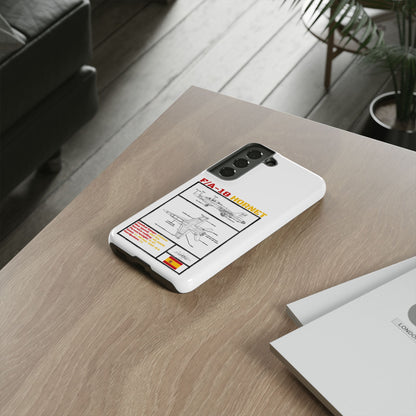 F/A-18 Hornet Schematic edition phone case (EDA Colour-Way)