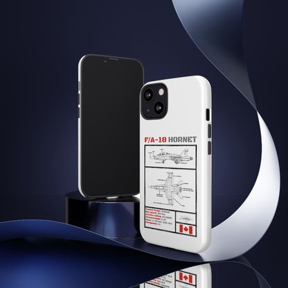 F/A-18 Hornet Schematic edition phone case (RCAF Colour-Way)