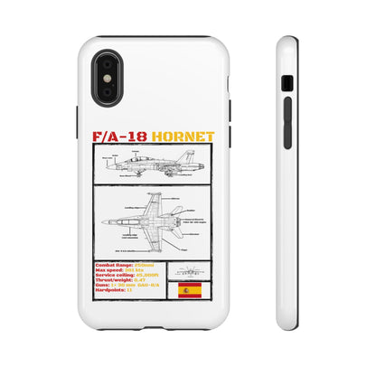 F/A-18 Hornet Schematic edition phone case (EDA Colour-Way)