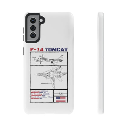 F-14 Tomcat Schematic edition phone case (USAF Colour-Way)