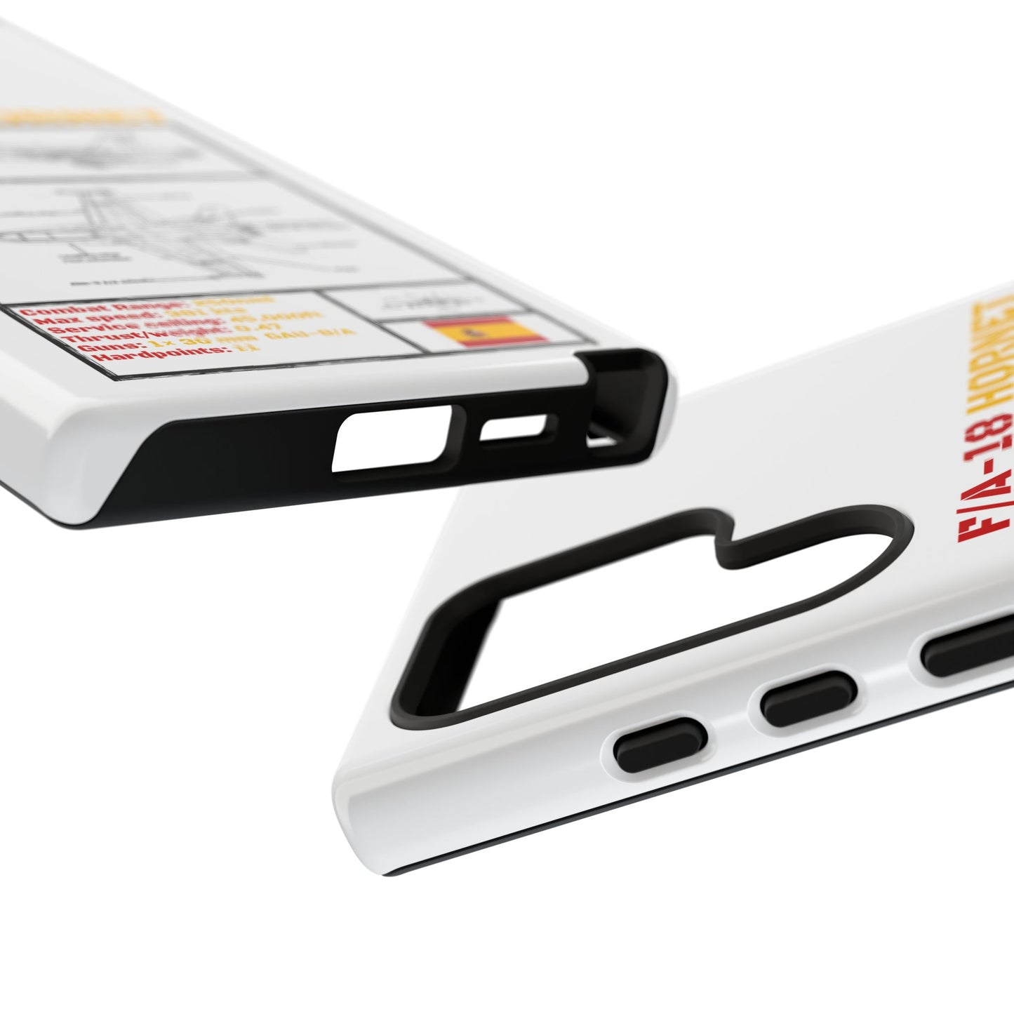F/A-18 Hornet Schematic edition phone case (EDA Colour-Way)
