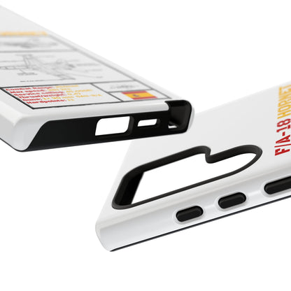 F/A-18 Hornet Schematic edition phone case (EDA Colour-Way)