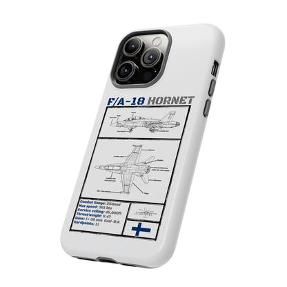 F/A-18 Hornet Schematic edition phone case (FAF Colour-Way)