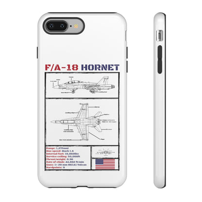 F/A-18 Schematic Rigid Phone Case (USAF colour-ways)