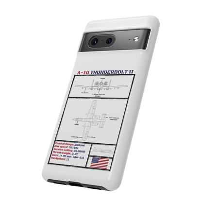 A-10 Schematic Rigid Phone Case (USAF colour-ways)