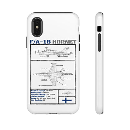 F/A-18 Hornet Schematic edition phone case (FAF Colour-Way)