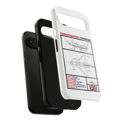 Eurofighter typhoon Schematic edition phone case (RAF Colour-Way)