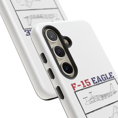 F-15 Schematic rigid Phone Case (USAF colour-ways)