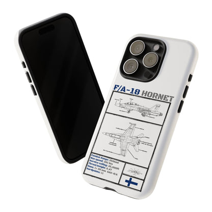 F/A-18 Hornet Schematic edition phone case (FAF Colour-Way)
