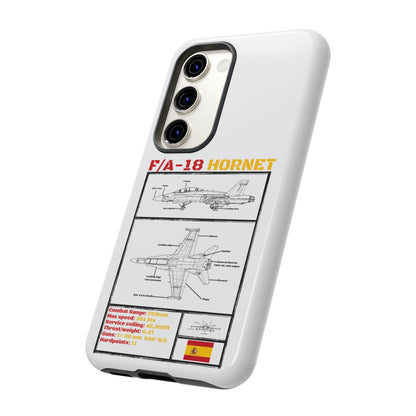 F/A-18 Hornet Schematic edition phone case (EDA Colour-Way)