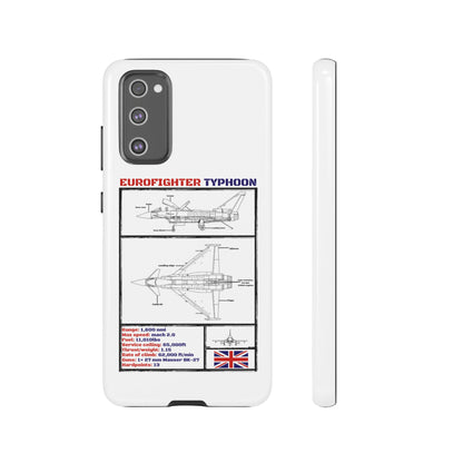 Eurofighter typhoon Schematic edition phone case (RAF Colour-Way)