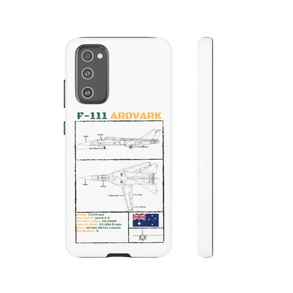 F111 Aardvark  Schematic Durable Phone Case (RAAF colouways)