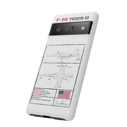 F-5E Schematic Durable Phone Case (USAF colour-ways)