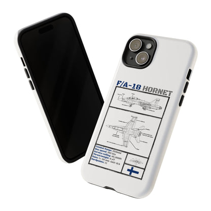 F/A-18 Hornet Schematic edition phone case (FAF Colour-Way)