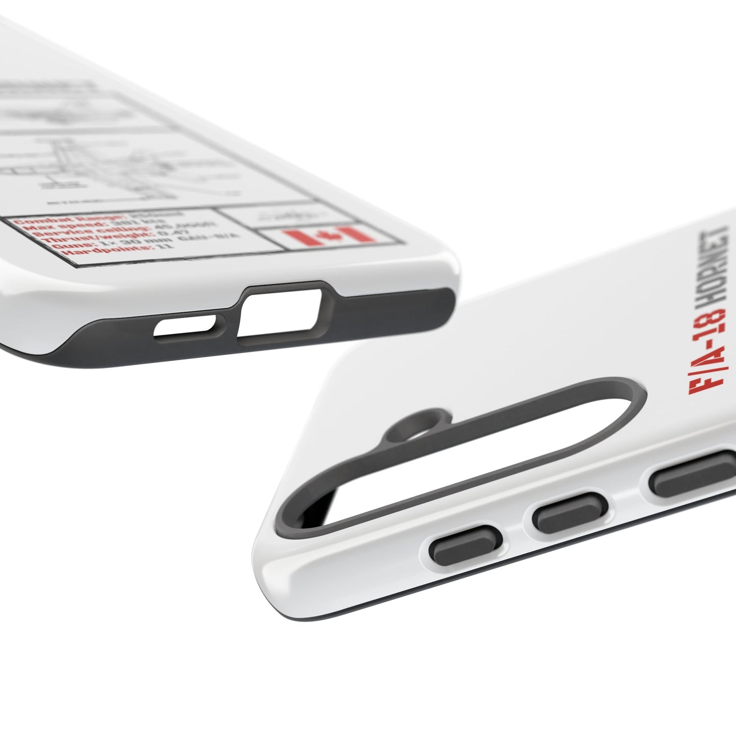 F/A-18 Hornet Schematic edition phone case (RCAF Colour-Way)