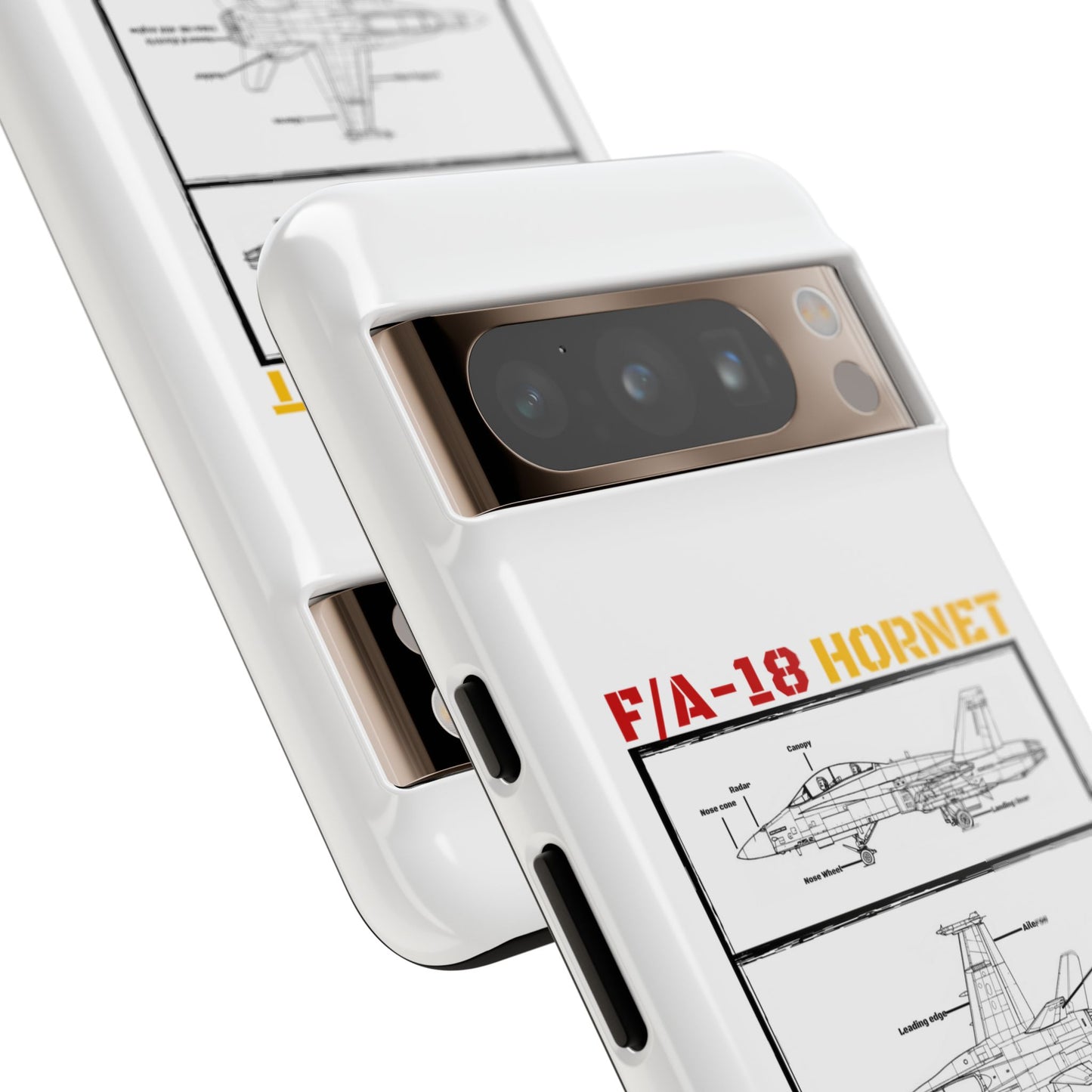 F/A-18 Hornet Schematic edition phone case (EDA Colour-Way)