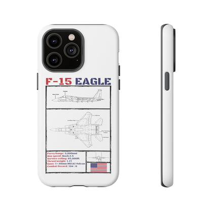 F-15 Schematic rigid Phone Case (USAF colour-ways)