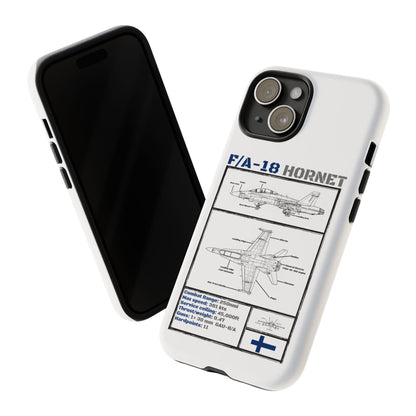 F/A-18 Hornet Schematic edition phone case (FAF Colour-Way)