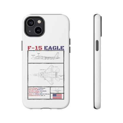 F-15 Schematic rigid Phone Case (USAF colour-ways)