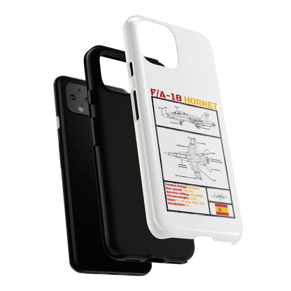F/A-18 Hornet Schematic edition phone case (EDA Colour-Way)