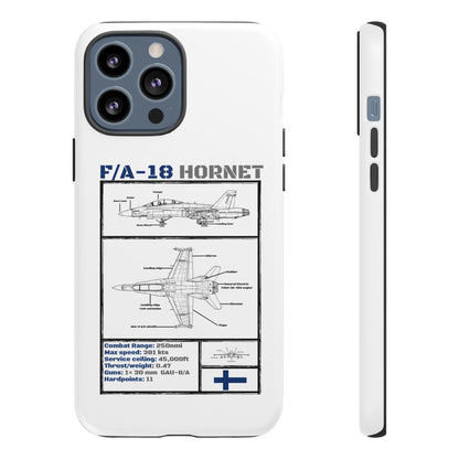 F/A-18 Hornet Schematic edition phone case (FAF Colour-Way)
