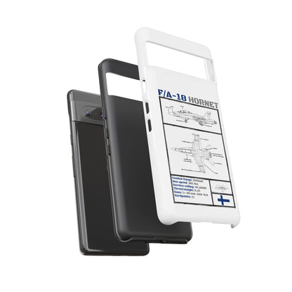 F/A-18 Hornet Schematic edition phone case (FAF Colour-Way)