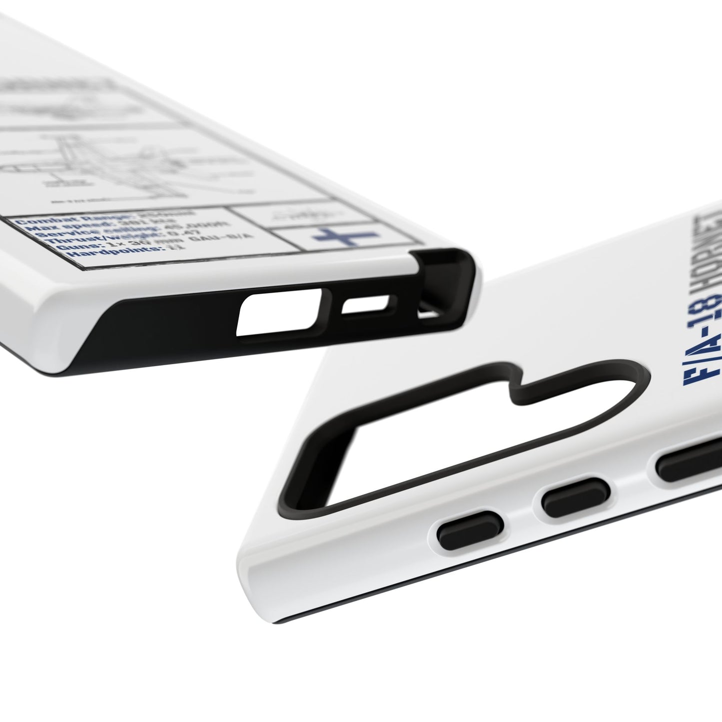 F/A-18 Hornet Schematic edition phone case (FAF Colour-Way)