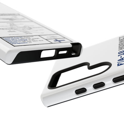 F/A-18 Hornet Schematic edition phone case (FAF Colour-Way)