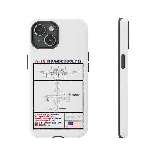 A-10 Schematic Rigid Phone Case (USAF colour-ways)