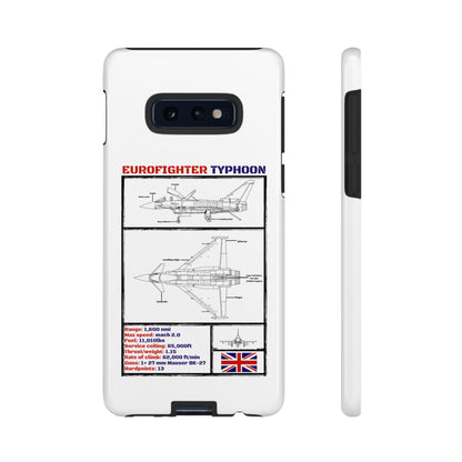Eurofighter typhoon Schematic edition phone case (RAF Colour-Way)