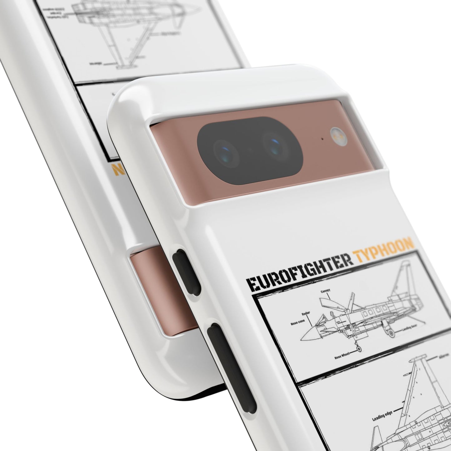 Eurofighter typhoon Schematic edition phone case (Luftwaffe Colour-Way)