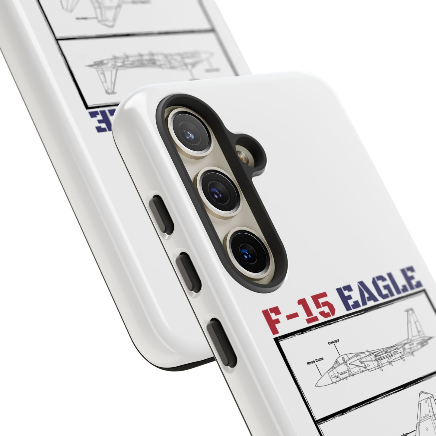 F-15 Schematic edition phone case