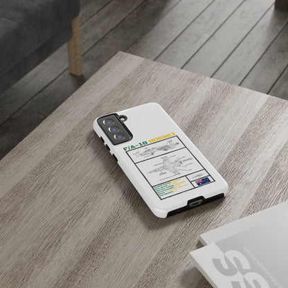 F/A-18 Hornet Schematic edition phone case (RAAF Colour-Way)