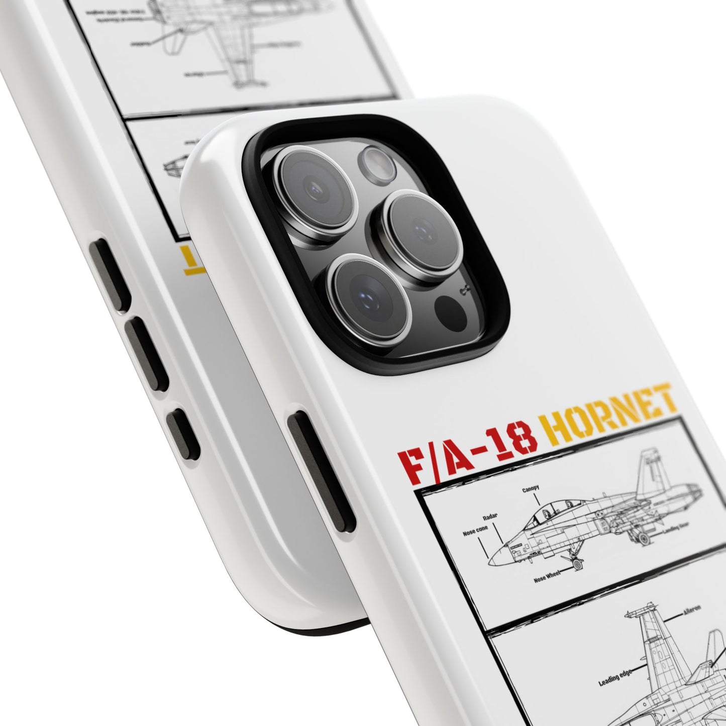F/A-18 Hornet Schematic edition phone case (EDA Colour-Way)