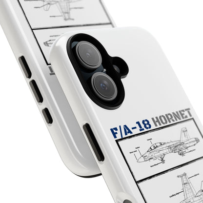 F/A-18 Hornet Schematic edition phone case (FAF Colour-Way)