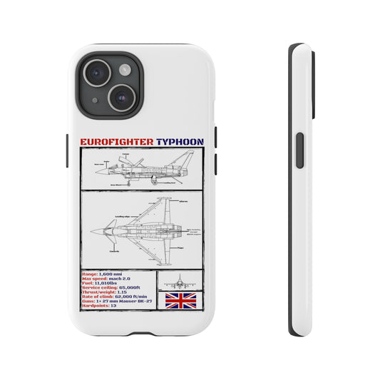 Eurofighter Typhoon Rigid Phone Case (RAF colour-ways)