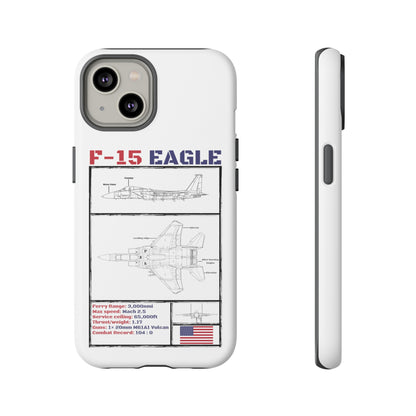 F-15 Schematic rigid Phone Case (USAF colour-ways)