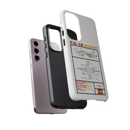 F/A-18 Hornet Schematic edition phone case (EDA Colour-Way)