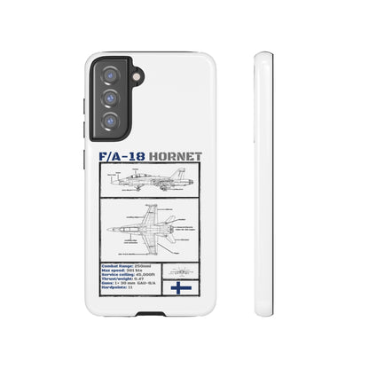 F/A-18 Hornet Schematic edition phone case (FAF Colour-Way)