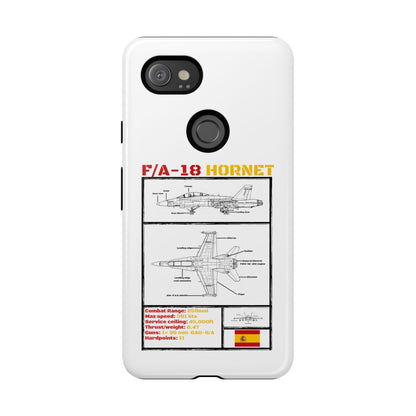 F/A-18 Hornet Schematic edition phone case (EDA Colour-Way)