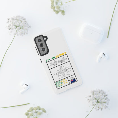 F/A-18 Hornet Schematic edition phone case (RAAF Colour-Way)