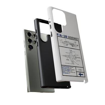 F/A-18 Hornet Schematic edition phone case (FAF Colour-Way)