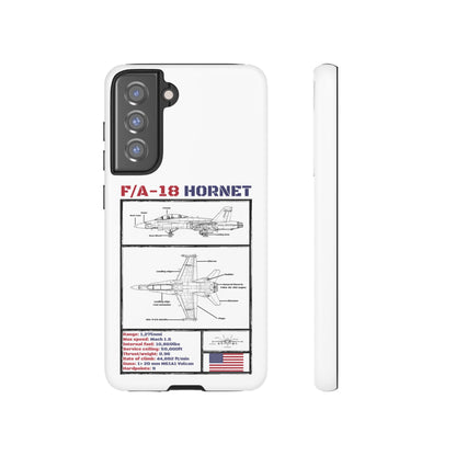 F/A-18 Hornet Schematic edition phone case