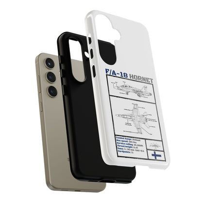 F/A-18 Hornet Schematic edition phone case (FAF Colour-Way)