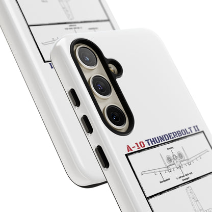 A-10 Schematic Rigid Phone Case (USAF colour-ways)