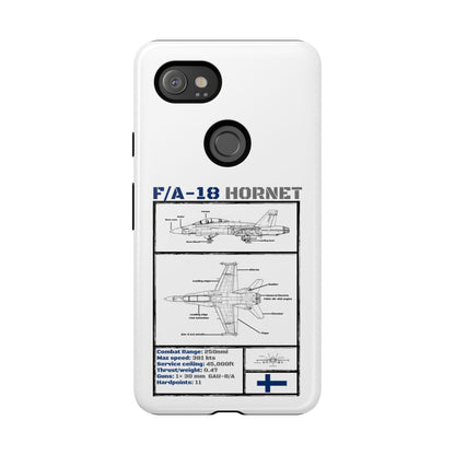 F/A-18 Hornet Schematic edition phone case (FAF Colour-Way)