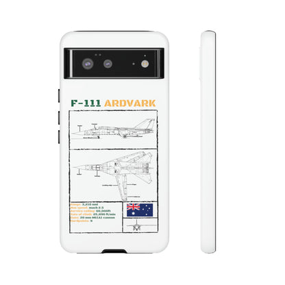 F111 Aardvark  Schematic Durable Phone Case (RAAF colouways)